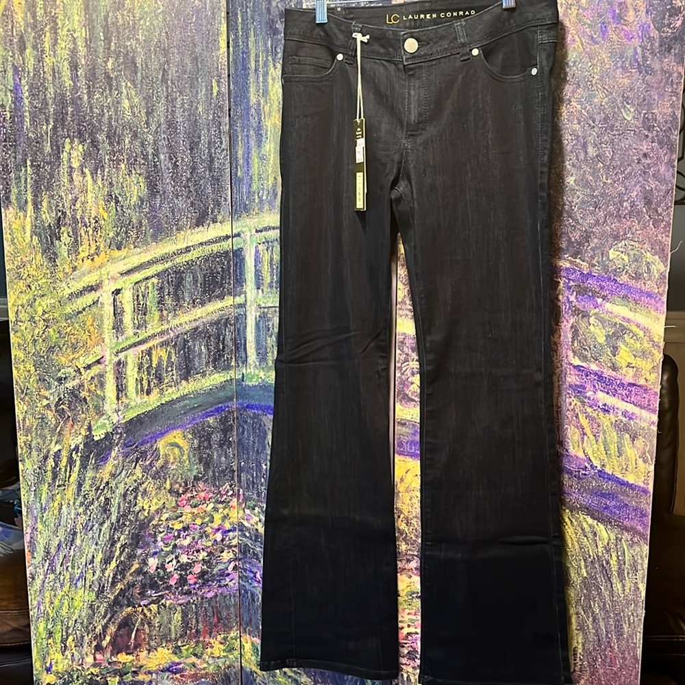 NWT LC Lauren Conrad mid rise slim bootcut jeans